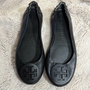 Tory Burch Black Ballet Flats